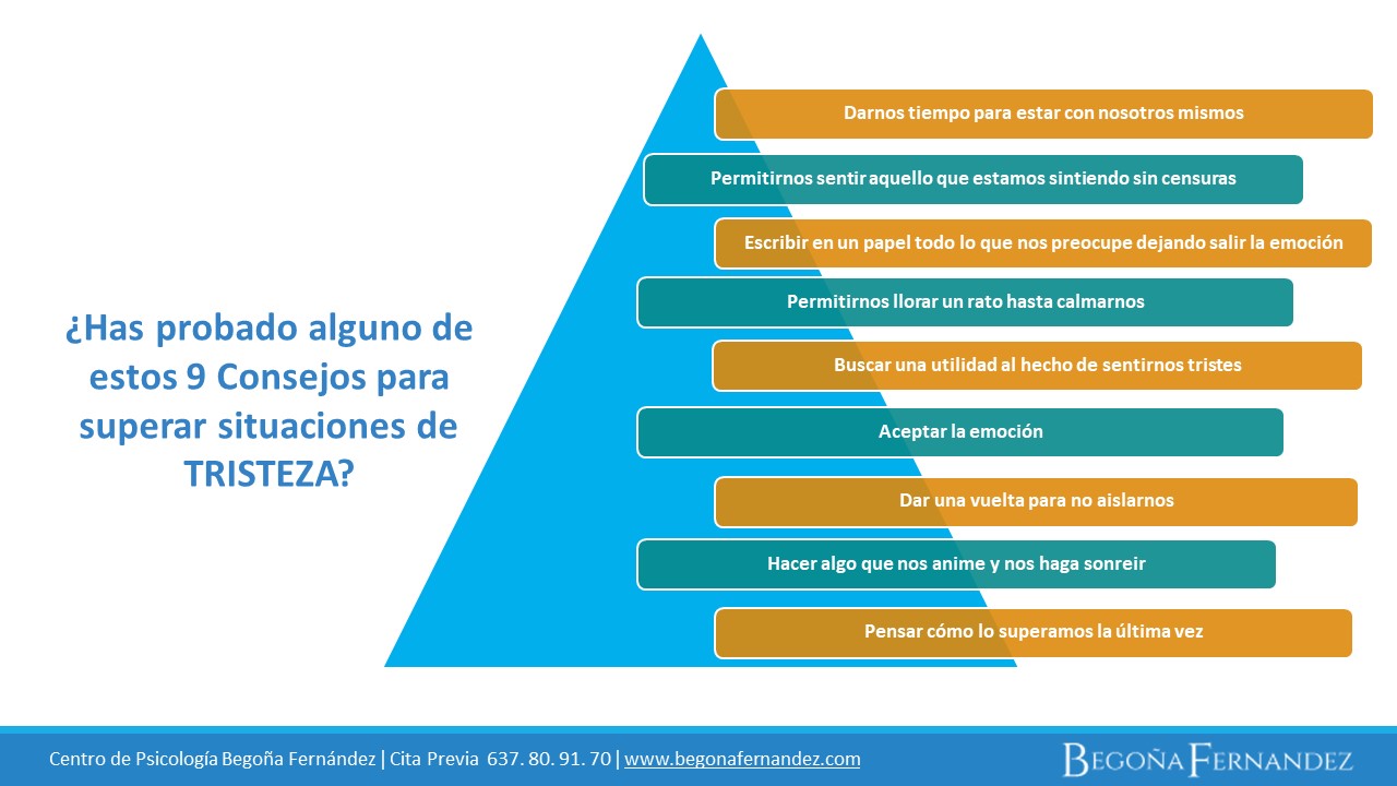 9 Consejos para superar la tristeza